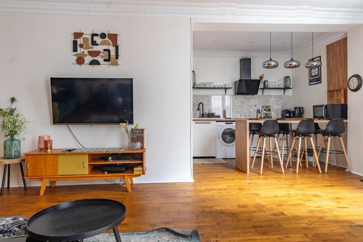 Appartement 2 Etages Paris - Metro 9 Grands Boulevards - Folies Bergeres Dış mekan fotoğraf